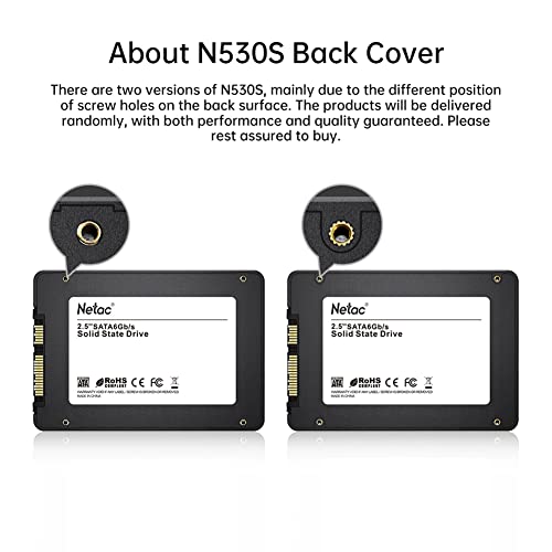 Netac N530S 2TB SSD 2.5インチ Review, Teardown: Netac N530S 120GB SATAIII 3D NAND SSD